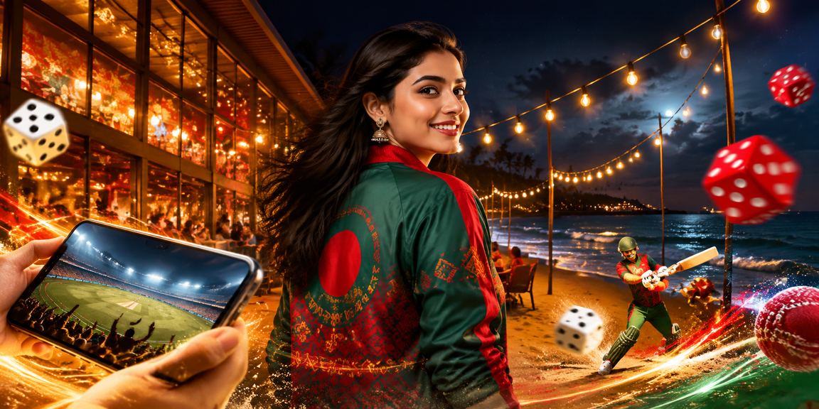 সেন্ট মার্টিন সমুদ্র সৈকতে ক্রিকেট বেটিং উপভোগ করছেন এক তরুণ